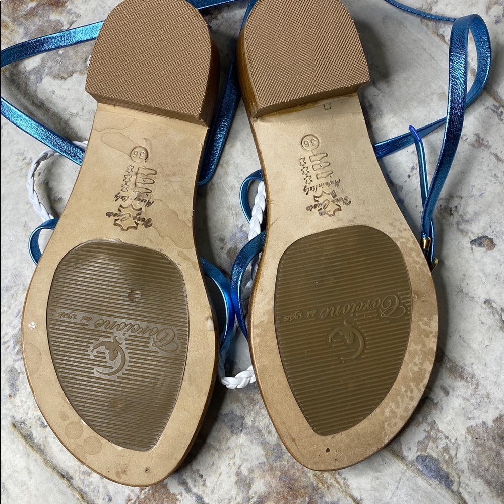 Corcione Sorrento Braided Wrap Around Sandals View 6